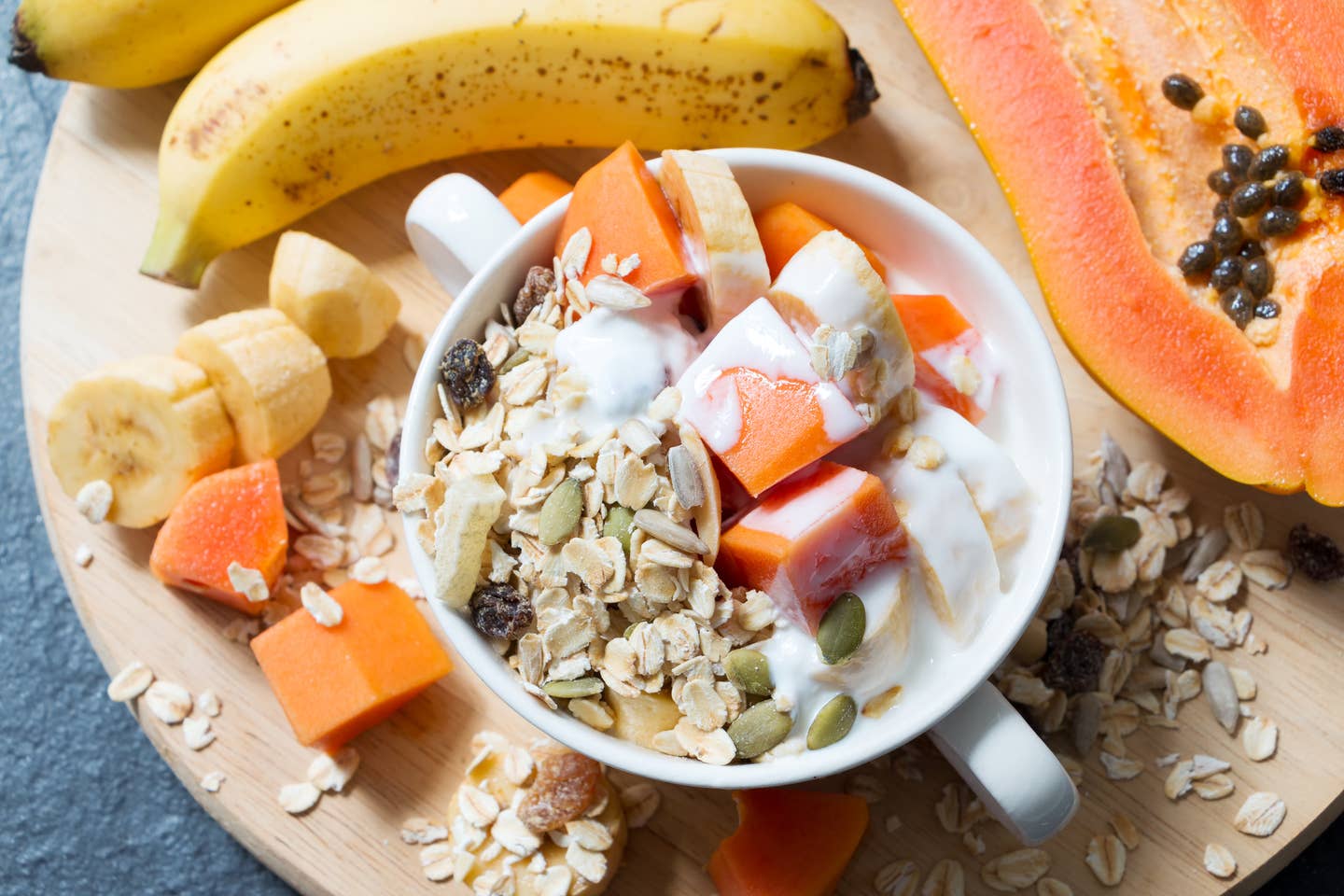 Muesli breakfast-Granola-Breakfast