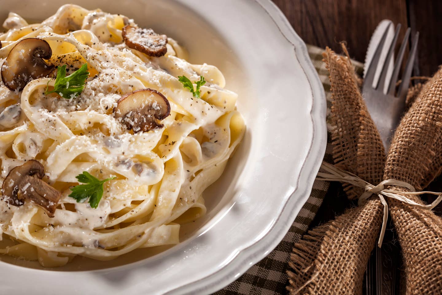 Tagliatelle with Mushrooms