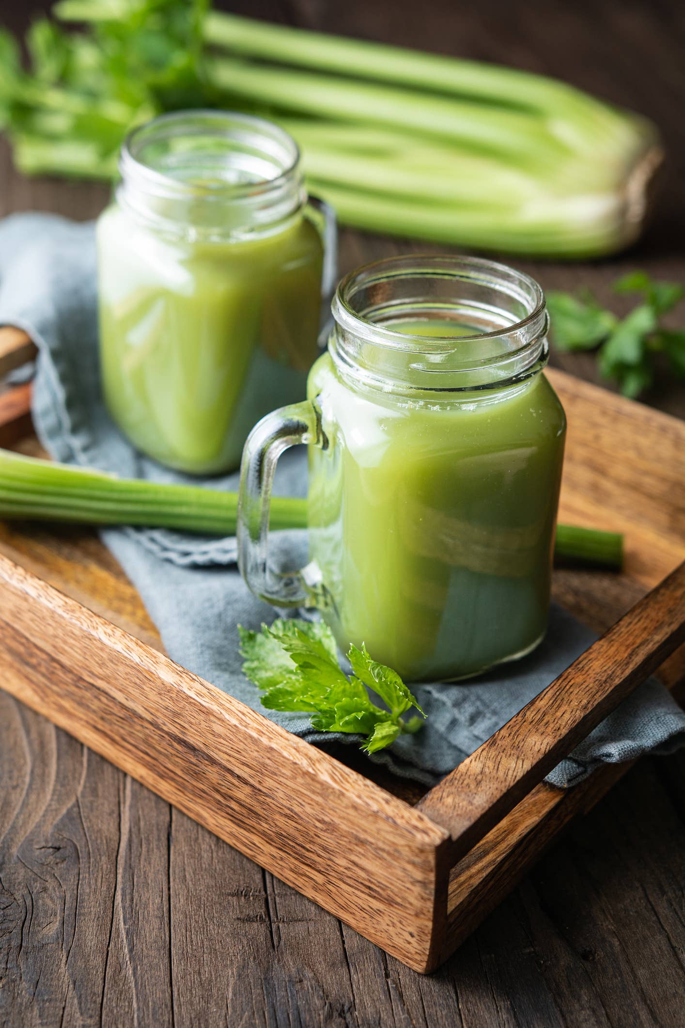Sirtfood Juice includes the leaves