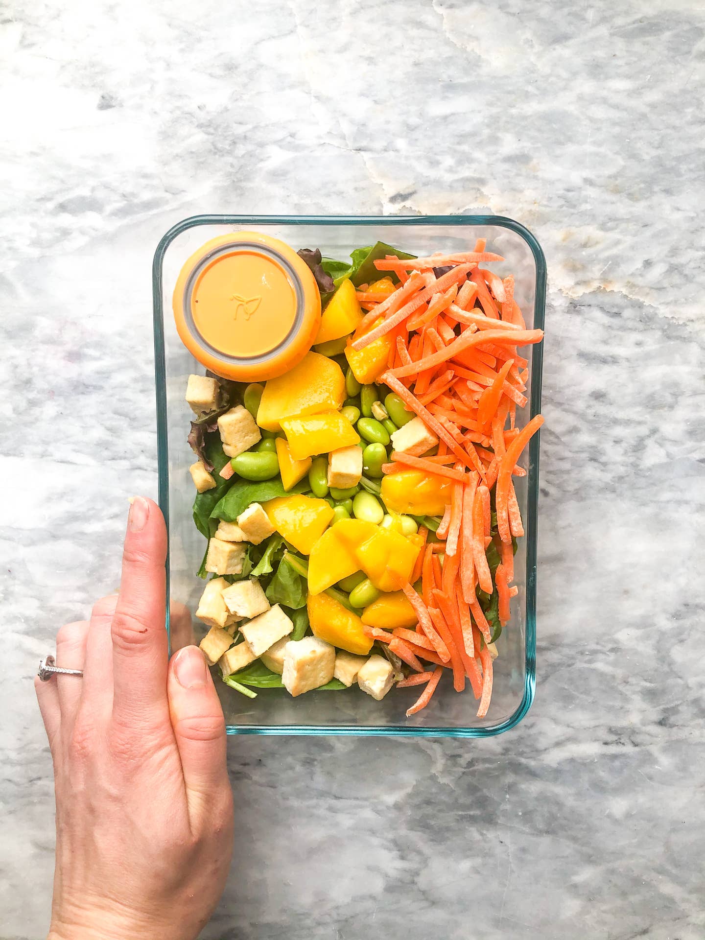 Tropical Tofu Salad